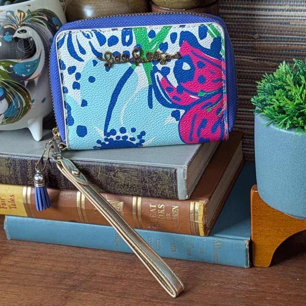 Lilly Pulitzer Charlotte Wallet Zip Around Wristlet